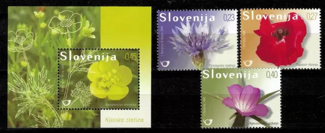 Slovenia postage stamps year 2009 Flora - Flowers set