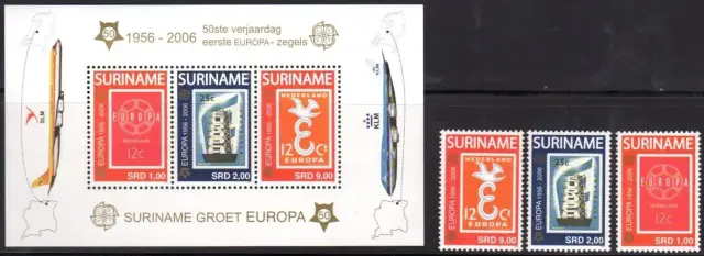 Suriname postage stamps year 2006 Anniversary of EUROPA Stamps