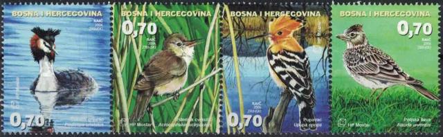 Bosnia postage stamps year 2006 Fauna - Birds of Hutovo blato