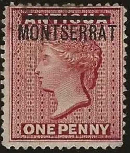 Montserrat stamp year 1876 Antigua Postage Stamps