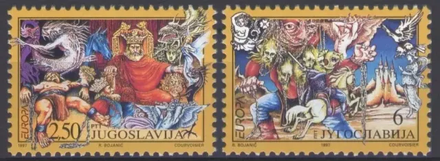 Yugoslavia postage stamps year 1997 EUROPA Stamps - Tales and Legends
