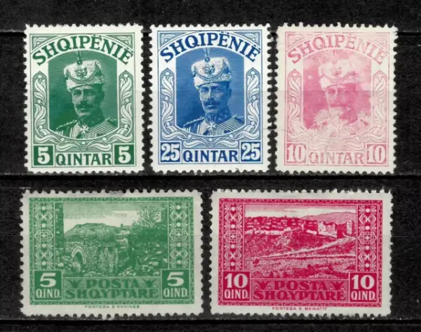Albania postage stamps year 1914 - 1922