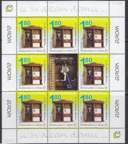 Bosnia - Mostar postage stamp year 2003 Europa CEPT