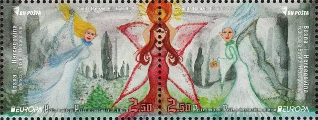 Bosnia stamps year 2022 Europa CEPT - Stories and Myths Legends