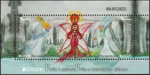Bosnia stamps year 2022 Europa CEPT – Myths and Legends