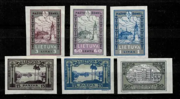 Latvia postage stamps year 1932 Landscapes