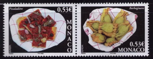 Monaco postage stamps year 2005 EUROPA Stamps - Gastronomy