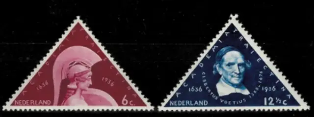 Netherlands postage stamps year 1936 University in Utrecht