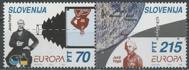 Slovenia postage stamps year 1994 EUROPA CEPT - Great Discoveries