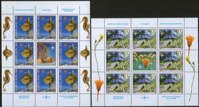 Yugoslavia postage stamps year 1998 European Nature Conservation Year