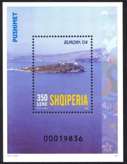 Albania postage stamps year 2004 Europa CEPT - Holidays