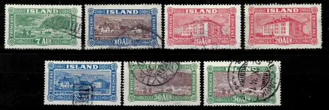 Iceland postage stamps year 1925 Landscapes