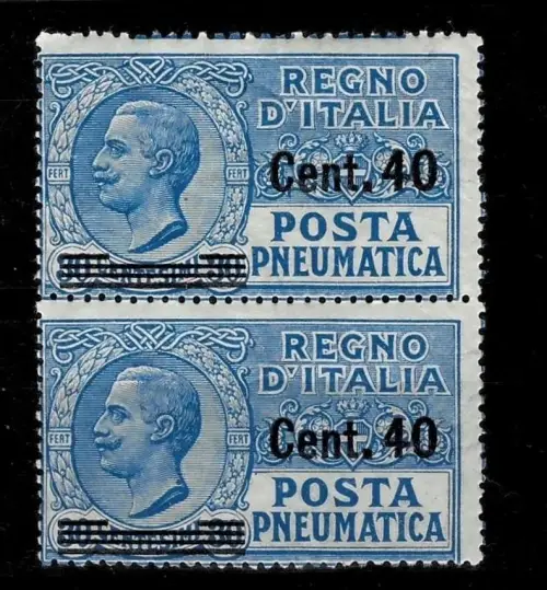 Italy postage stamps year 1925 40c - Posta pneumatica