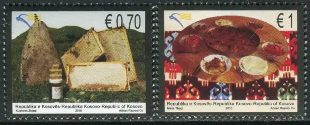 Kosovo postage stamps year 2010 Gastronomy set