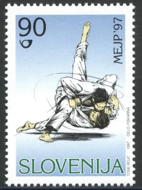 Slovenia postage stamp year 1997 Sport - Sport Youth Judo Championships