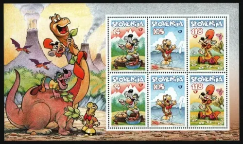 Slovenia postage stamps year 1998 Comics MSS