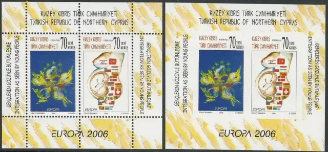 Turkish Cyprus postage stamps year 2006 Europa CEPT Integration