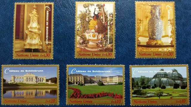 UN Geneva stamps year 1998 Architecture - Schonbrunn Palace