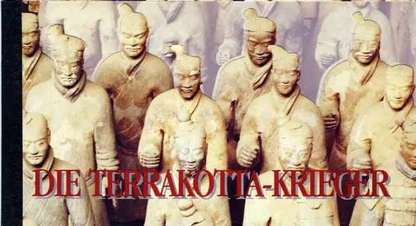 United Nations Geneva stamps year 1997 China Terracotta Warriors booklet