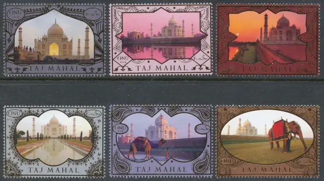 United Nations Geneva stamps year 2014 UNESCO World Heritage – India set