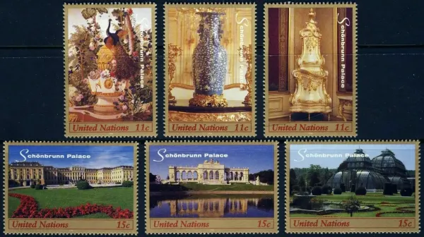 United New York stamps year 1998 Architecture - Schonbrunn Palace