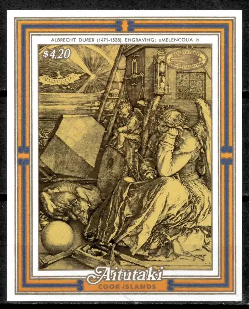 Aitutaki stamps year 1986 Space Halley´s Comet MNH