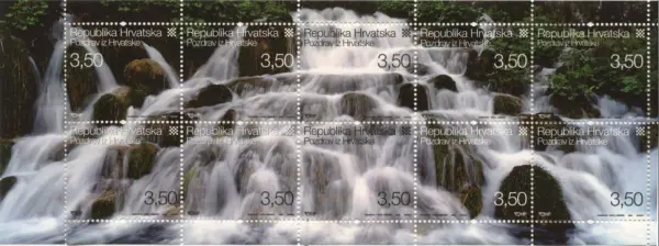 Croatia postage stamps year 2008 Plitvice Lakes National Park