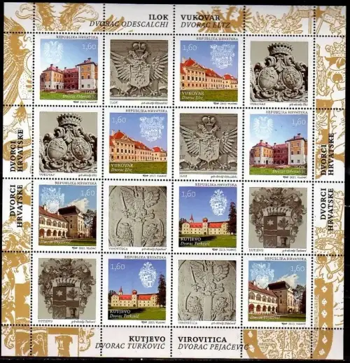 Croatia postage stamps year 2013 - Architecture Castles