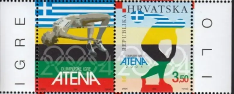 Croatia year 2004 Summer Olympic Games stamps Athens