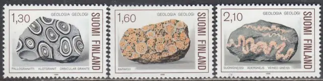 Finland year 1986 Minerals stamps set MNH