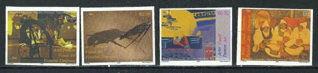 Kosovo postage stamps year 2008 Visual Art imperforated set