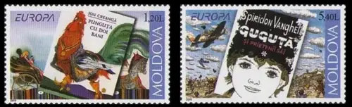 Moldova year 2010 EUROPA Stamps - Children's Books
