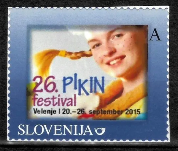 Slovenia Personalized Stamp year 2015 Festival in Velenje city