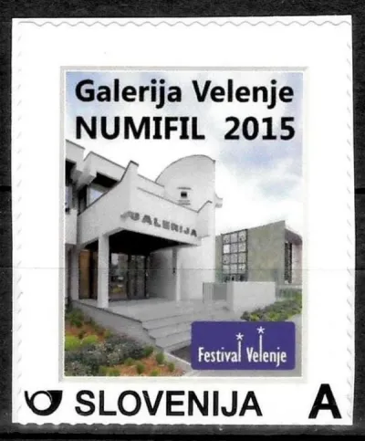 Slovenia Personalized Stamp year 2015 numismatic and philatelist fair in Velenje