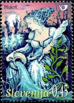 Slovenia postage stamp year 2008 Myths and Legends - Mokos