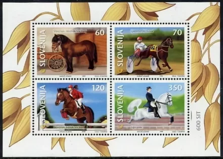 Slovenia postage stamps year 1999 Sport - Horses