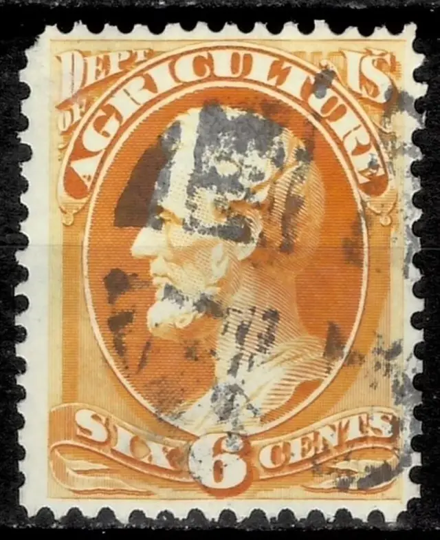 USA postage Stamp year 1873 6 cents - Agriculture