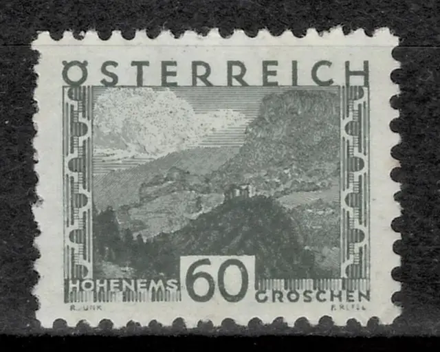 The Austria 1932 60 Groschen Landscapes stamp is part of the popular definitive series known as the "Small Landscapes" (or Kleine Landschaften). Here are the key details about that specific stamp: Year of Issue: 1932 (This series was issued from 1929 to 1932, with the 1932 set featuring a reduced size). Denomination: 60 Groschen (60g) Image: The 60 Groschen value in this series typically features a landscape view of Semmering, Lower Austria. Color: The stamp is generally described as olive-green (or sometimes a similar shade like olive). Catalogue Number: The Michel catalogue number for the 60 Groschen value is typically Mi. 542. The Scott catalogue number, however, often lists the 60g olive-green in the 1929 larger set, while the 1932 'Small Landscapes' set appears to have had an extended range of values and colors. One source indicates the 1932 set only went up to 50g, but other listings show a 60g stamp for this year. The 60g olive-green with a view of Semmering is generally associated with the 1932 issues. Value Consideration The monetary value of a stamp like this depends heavily on its condition: Mint Never Hinged (MNH): In perfect condition, never mounted. Some listings suggest a significantly higher value for this condition, potentially in the tens to hundreds of US dollars or Euros. Unused (Hinged/MH): Unused but mounted with a hinge. The value will be lower than MNH. Some sales list stamps in this condition for around €25 to €50 or more, depending on the specific catalog value used. Used (Canceled): The value is generally the lowest in this condition, often only a few dollars or less, unless it's a very clear cancel or on a cover (envelope).