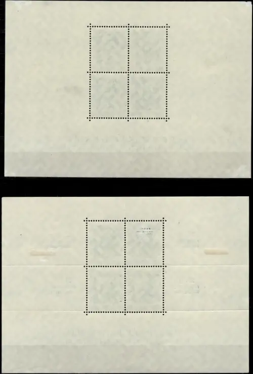 German Third Reich stamps year 1937 Hitler Souvenir Sheets set