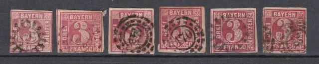 Germany Bayern postage stamps year 1862 Michel Nr. 9