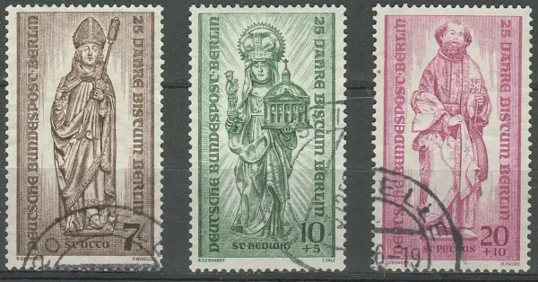 Germany Berlin stamps year 1955 Anniversary of Bishopric set