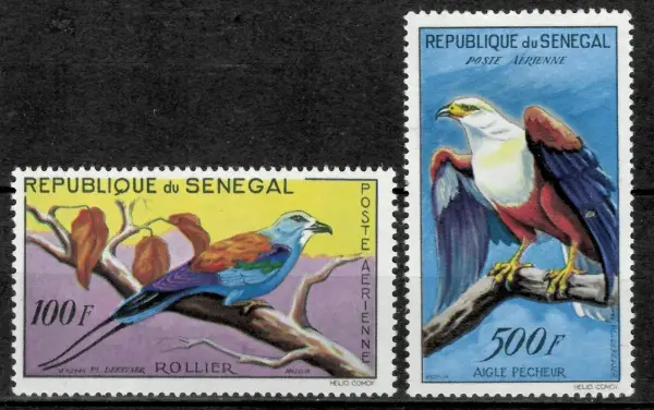 Senegal year 1960 Fauna - Birds postage stamps MNH