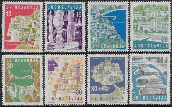 Yugoslavia year 1959 stamps Local Tourism set
