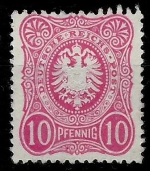 Germany year 1880 10pf postage stamp MNG