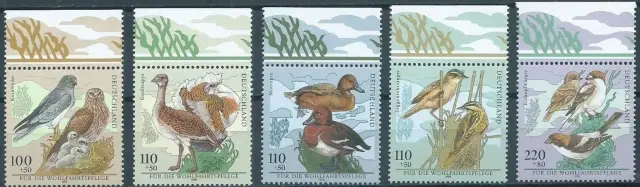 Germany year 1998 Deutschland Birds stamps set MNH