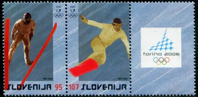 Slovenia year 2006 stamps Winter Olympics in Italy Torino MNH