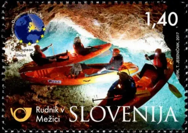 Slovenia postage stamp year 2016 Tourism - Tourism - Mežica Mine