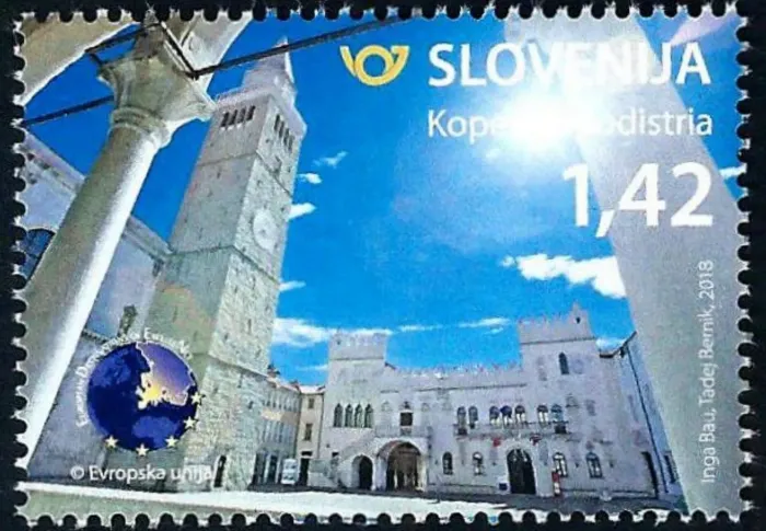 Slovenia postage stamp year 2018 Tourism - Koper city
