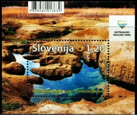 Slovenia stamps year 2017 Slovenian Nature Parks - Lake Cerknica