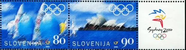 Slovenia year 2000 stamps  Olympic Games - Sydney MNH